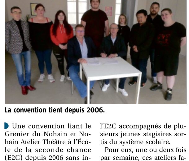 18 ans de partenariat entre le Grenier et l’E2C