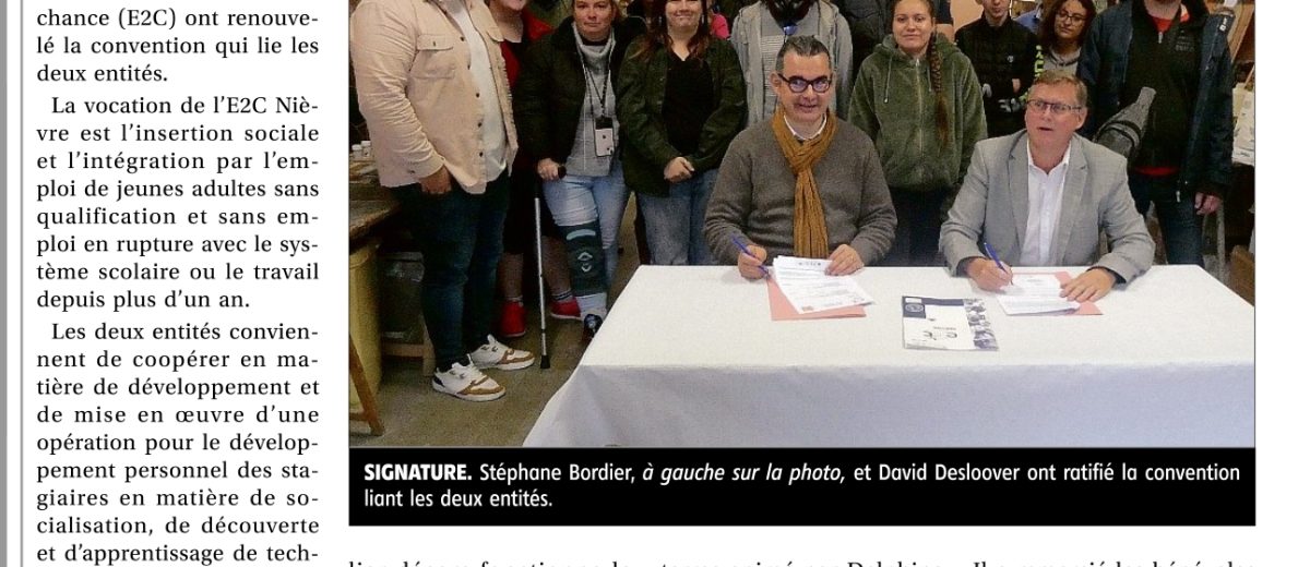 Signature de partenariat avec Formes et Couleurs