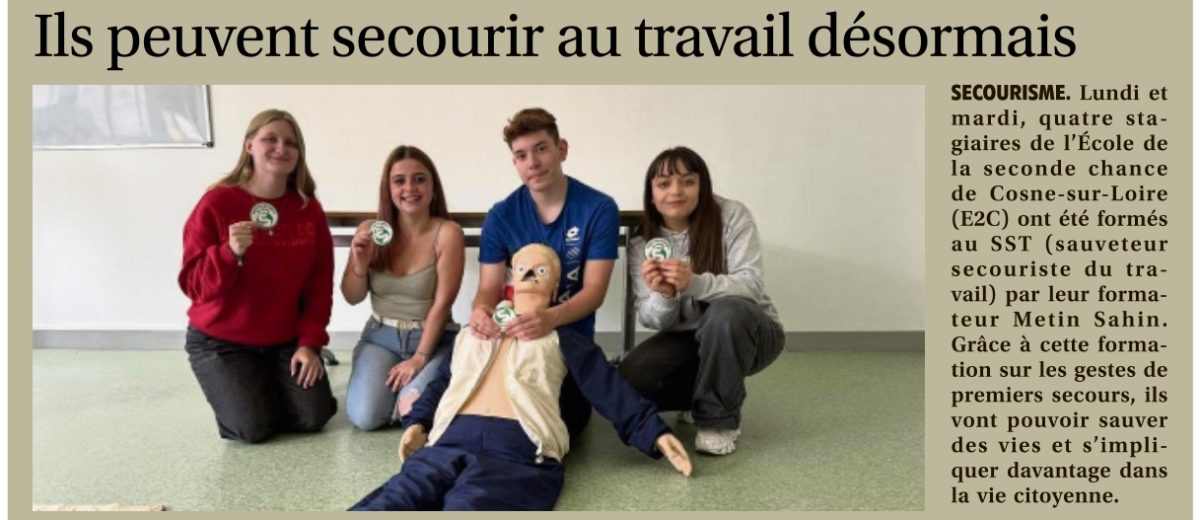 Ils peuvent secourir au travail désormais