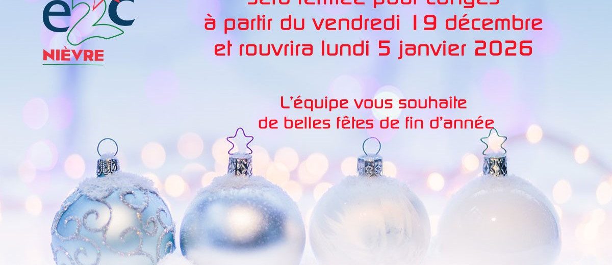 Fermeture pour congés