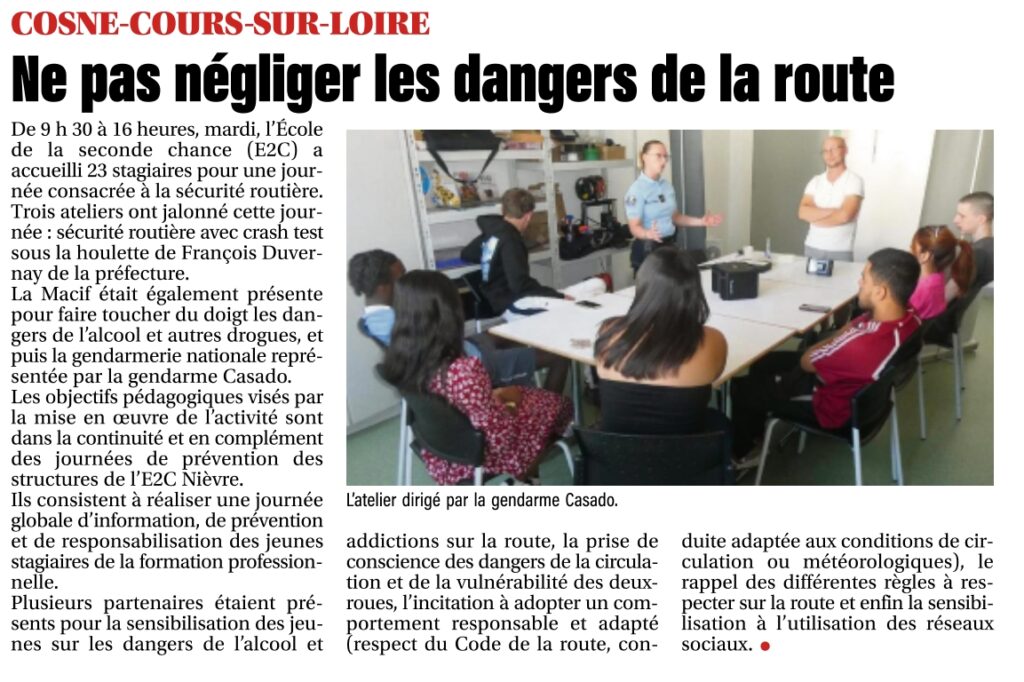 Plan Départemental d'Actions de Sécurité Routière