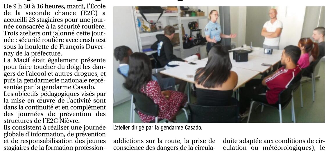 Plan Départemental d&rsquo;Actions de Sécurité Routière