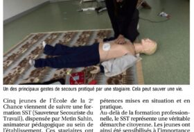 Formation de secourisme à Cosne-Cours-sur-Loire : des jeunes de l&rsquo;E2C apprennent à sauver des vies